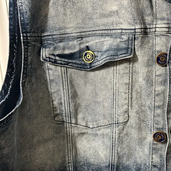Demolition-Men Jean Vest..New! Men - Picture 7 of 7